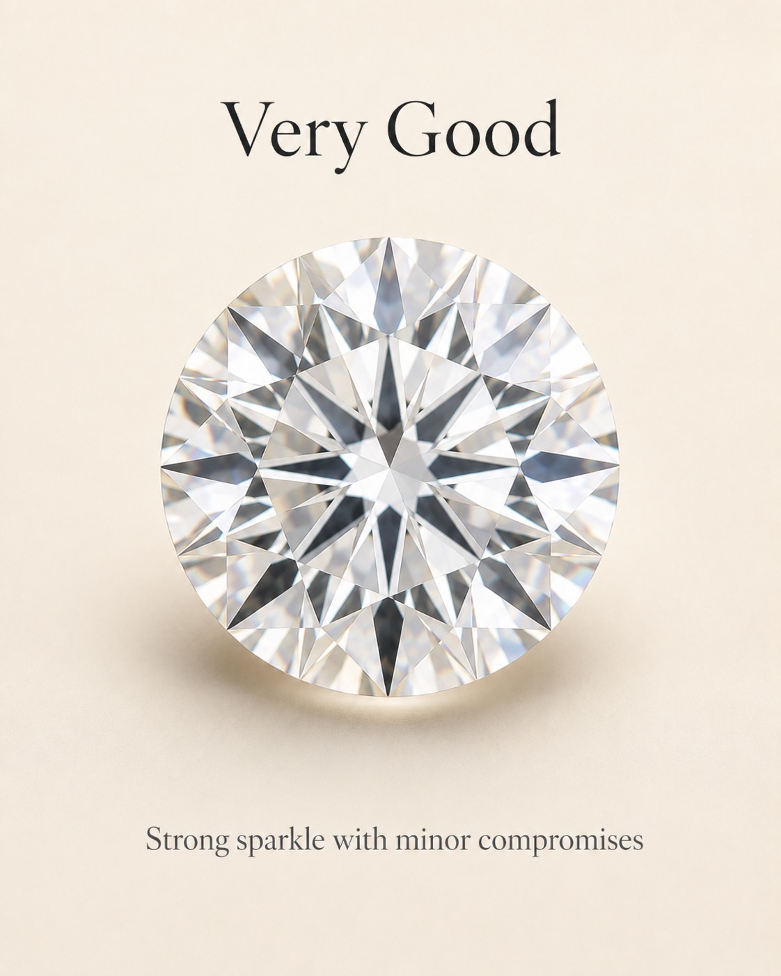 Very Good cut round brilliant diamond