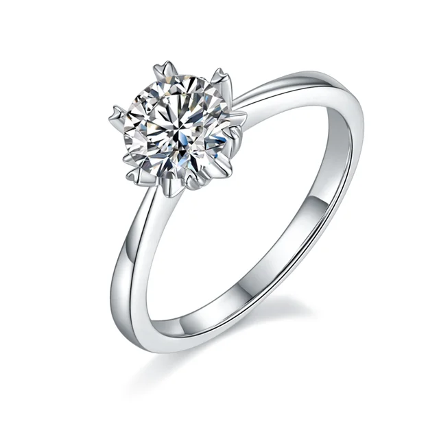 Snowflake Lab-Grown Diamond Ring — 1 ct