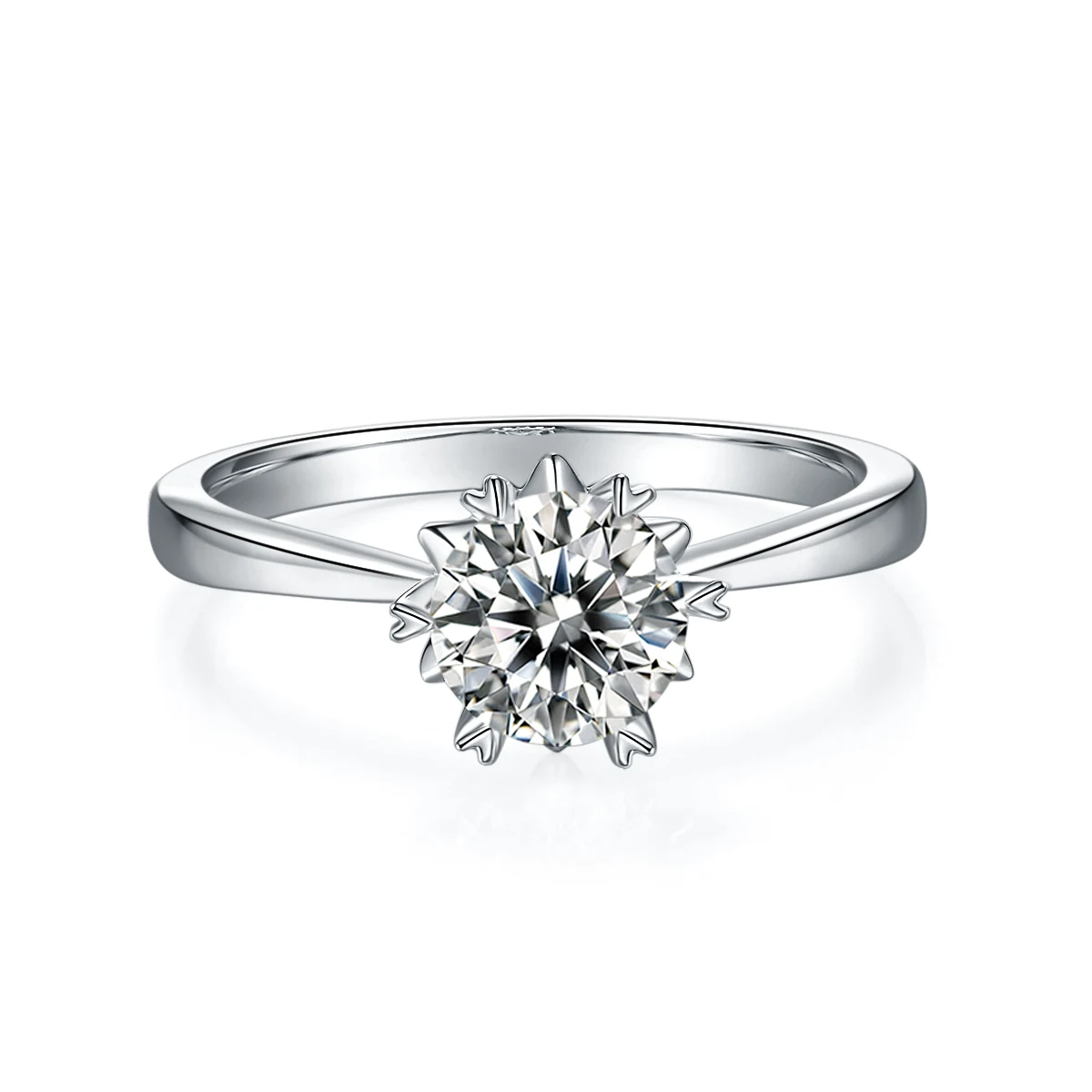 Snowflake Lab-Grown Diamond Ring — 1 ct — product view 2