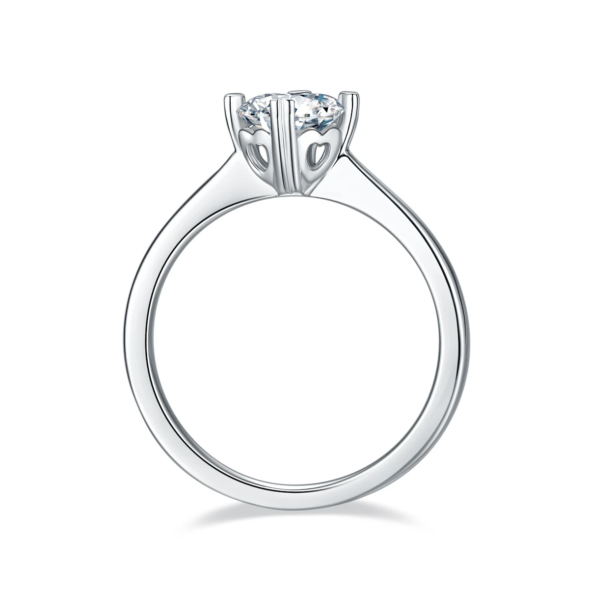 Four-Prong Lab-Grown Diamond Ring — 1 ct — product view 3