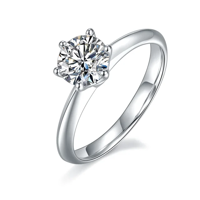 1 ct Six-Prong Diamond Ring