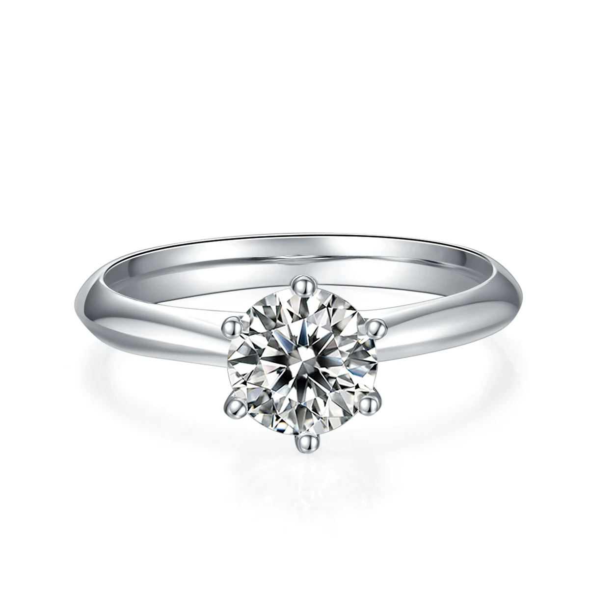 1 ct Six-Prong Diamond Ring — product view 2