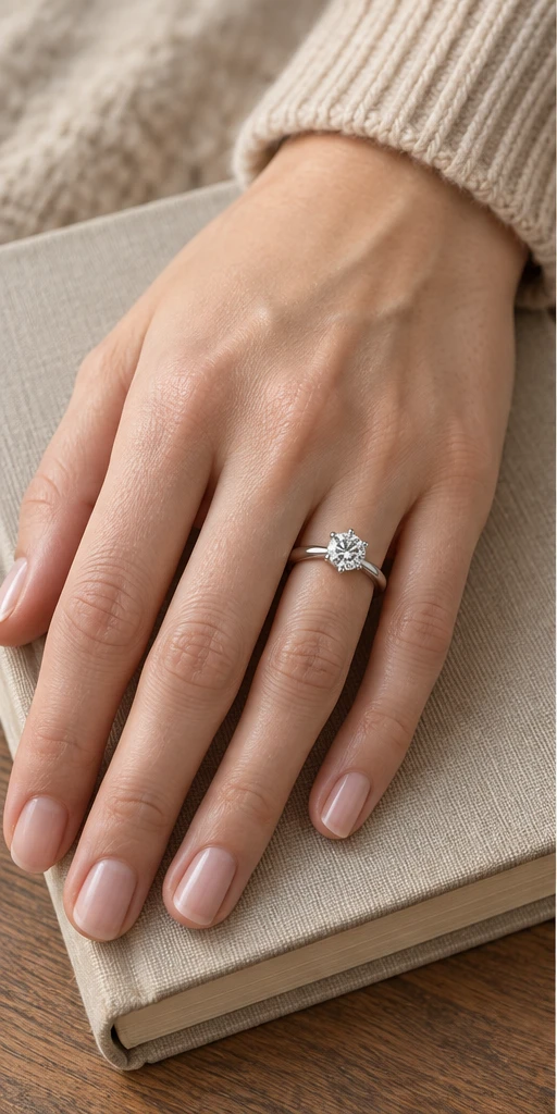 1 ct Six-Prong Diamond Ring styling