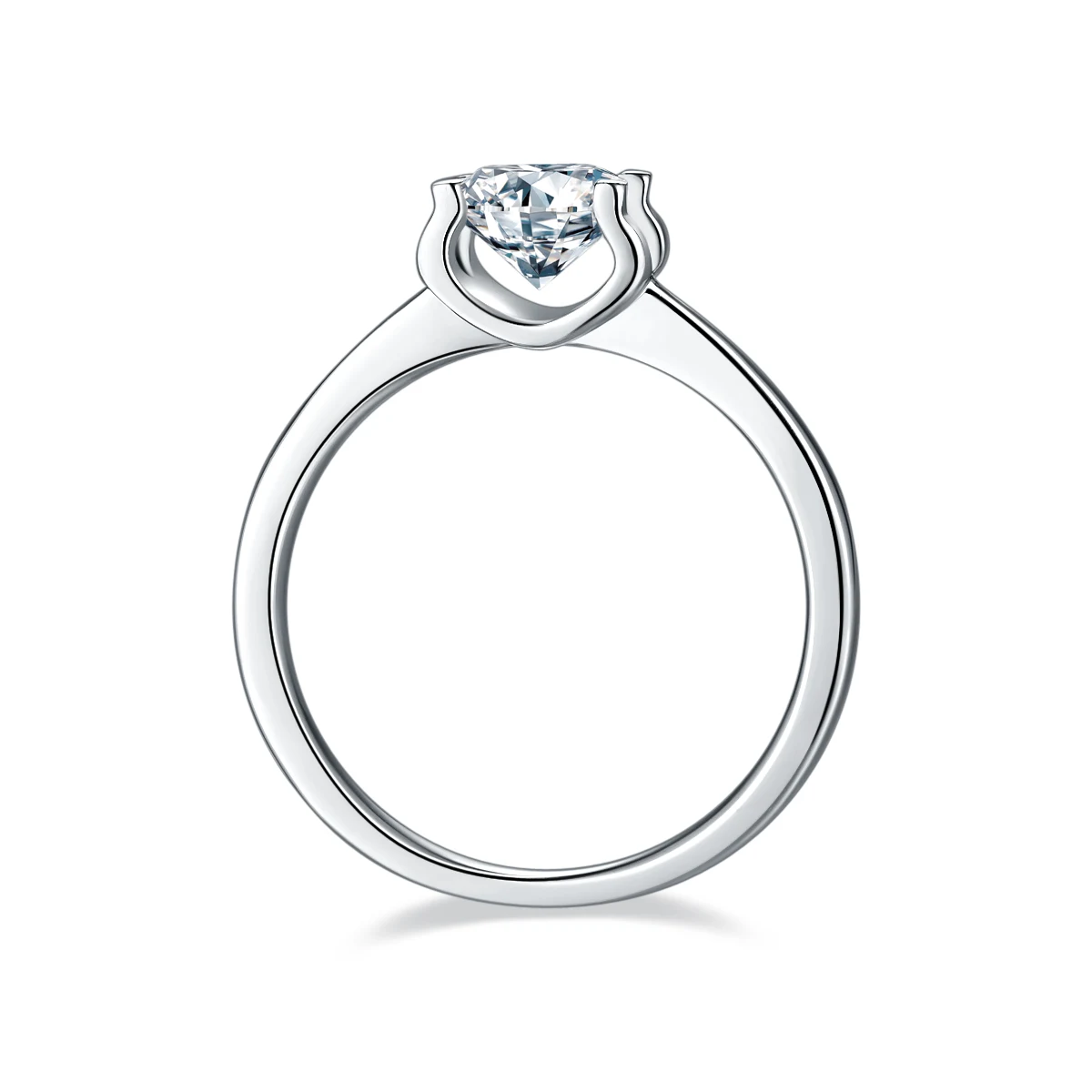 Tulip Lab-Grown Diamond Ring — 1 ct — product view 3