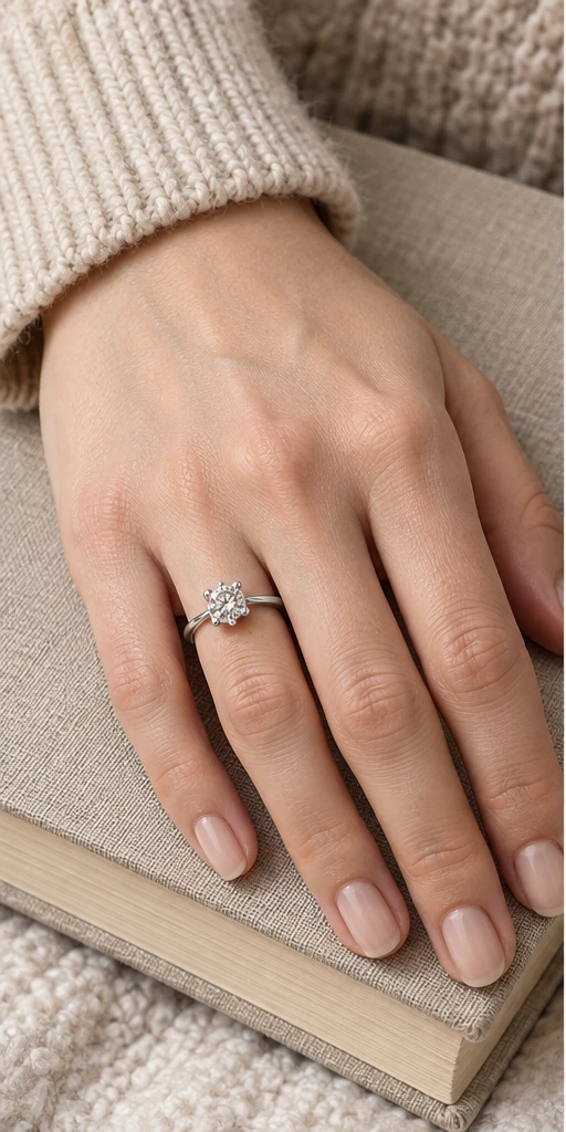 Tulip Lab-Grown Diamond Ring — 1 ct styling