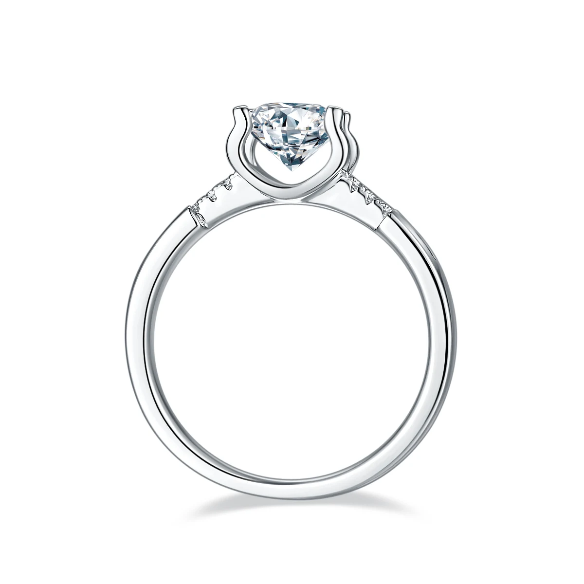 1 ct Tulip Accent Diamond Ring — product view 3