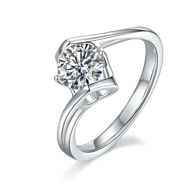 Angel Kiss Twist Lab-Grown Diamond Ring — 1 ct