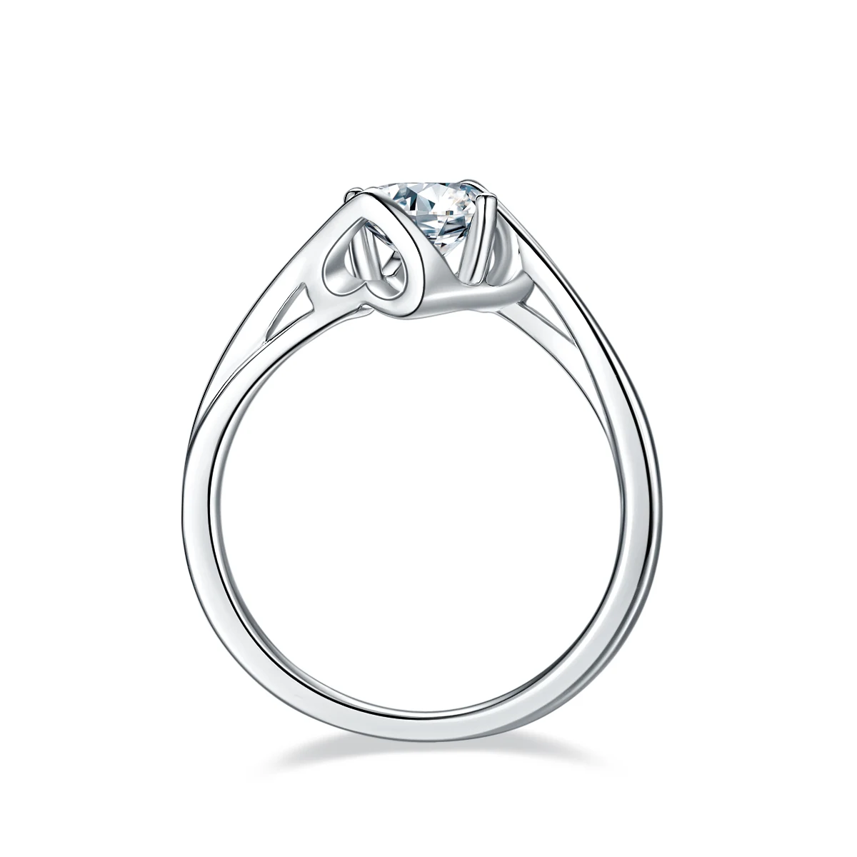 Angel Kiss Twist Lab-Grown Diamond Ring — 1 ct — product view 3