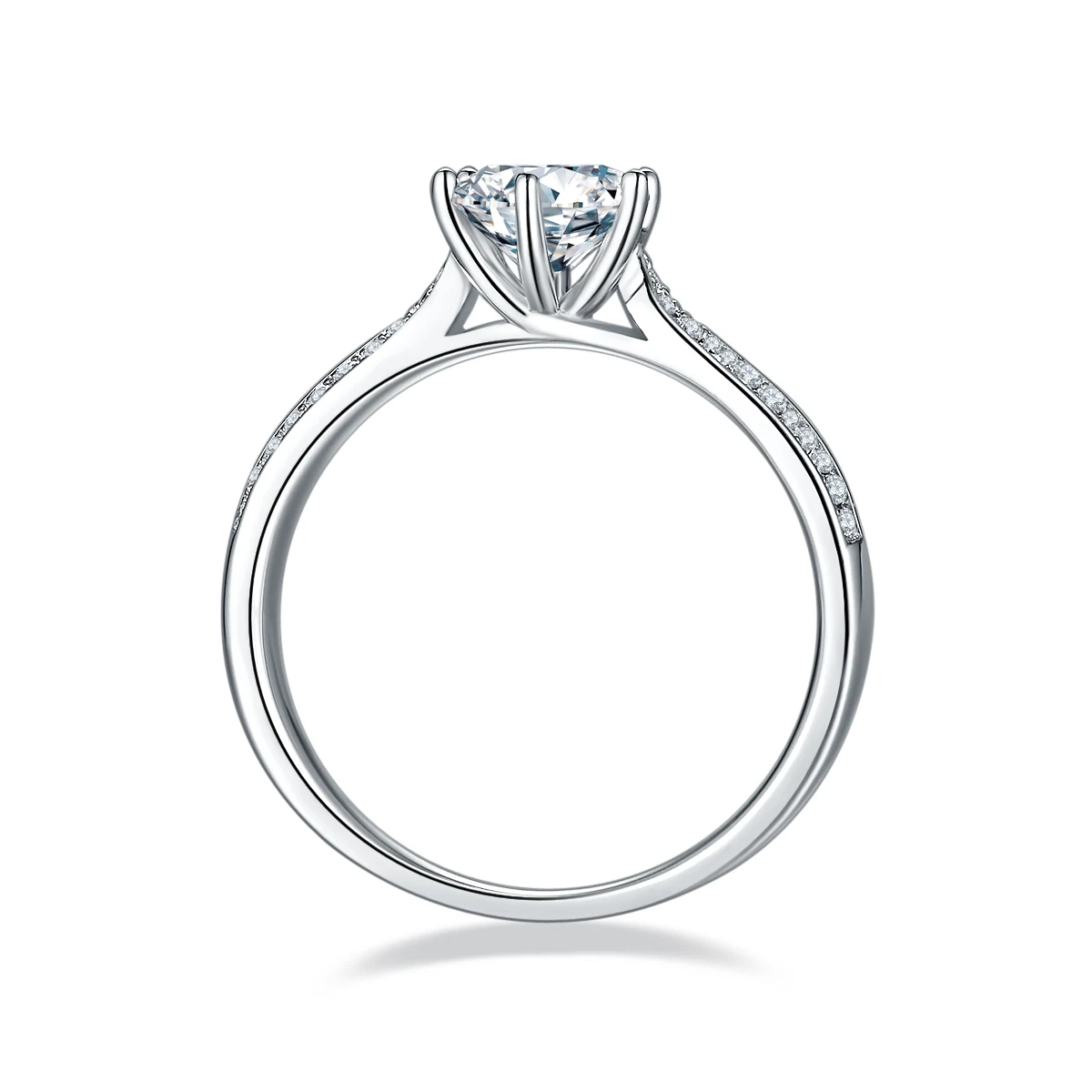 Starlight Accent Lab-Grown Diamond Ring — 1 ct — product view 3