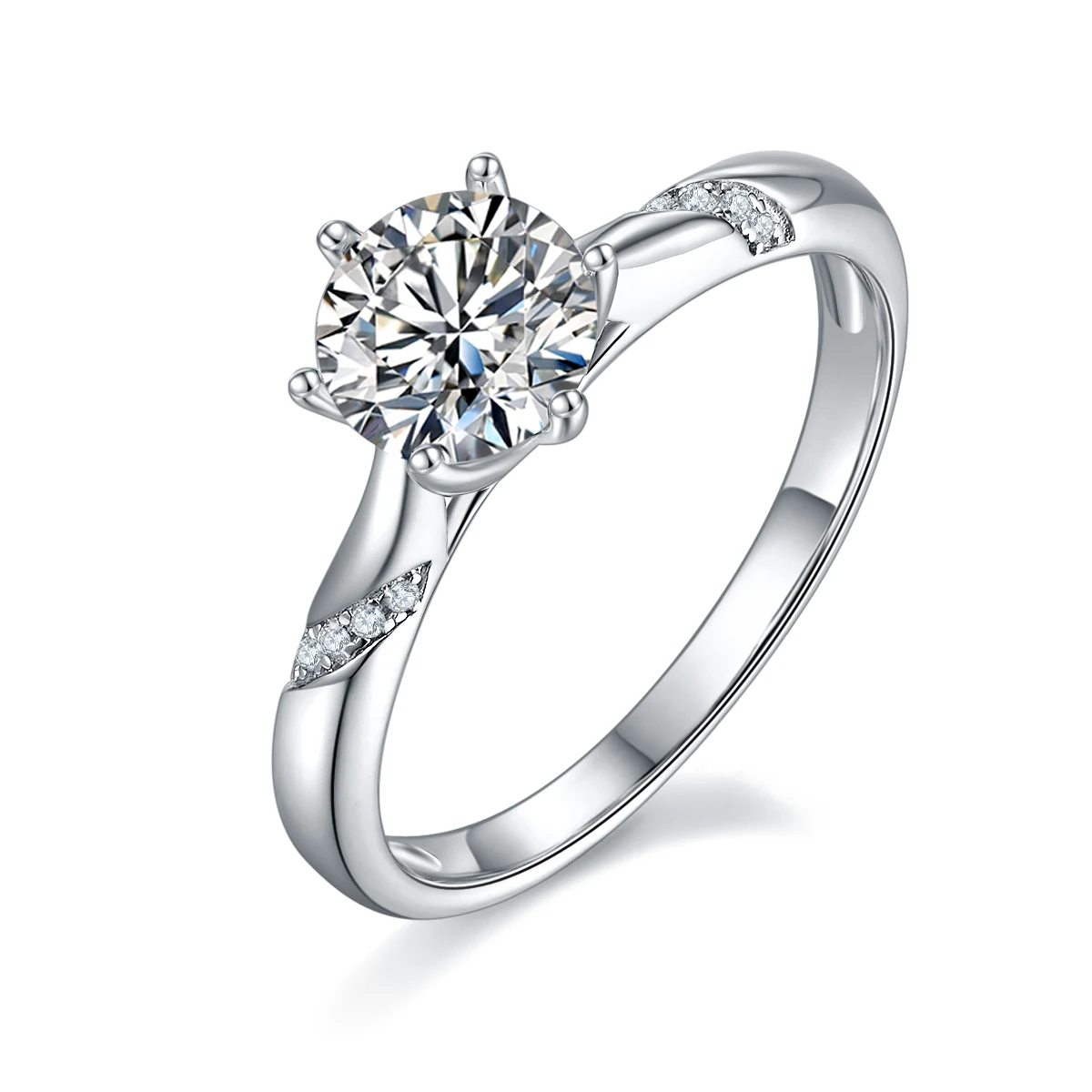 Radiance Accent Lab-Grown Diamond Ring — 1 ct — product view 1