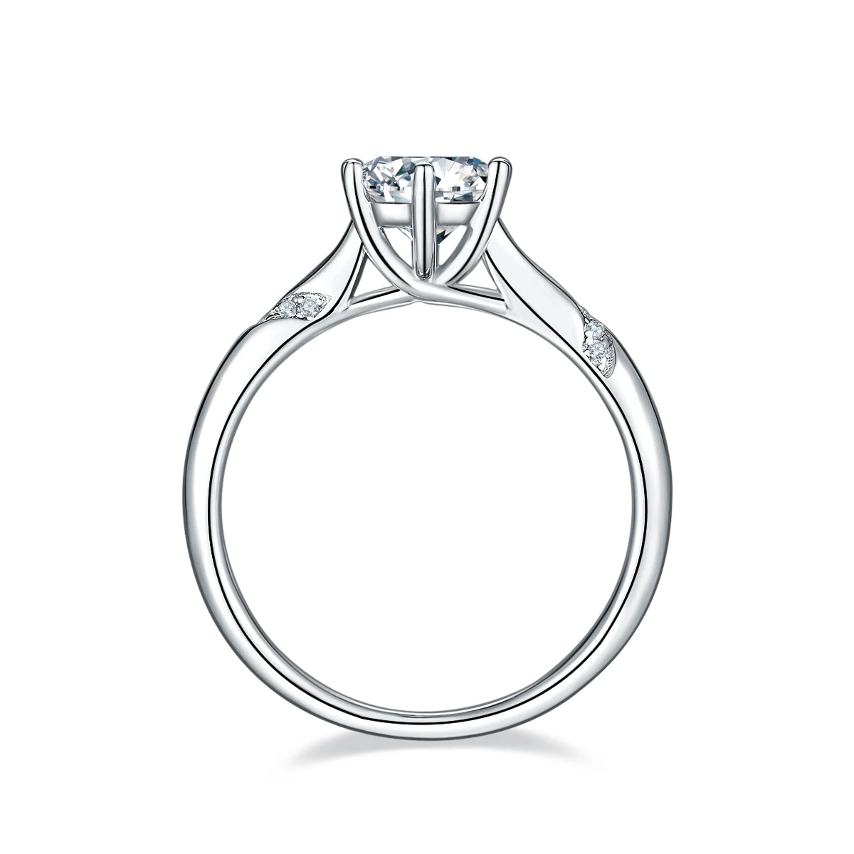 Radiance Accent Lab-Grown Diamond Ring — 1 ct — product view 3