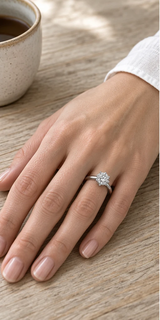 Embrace Lab-Grown Diamond Ring — 1 ct styling