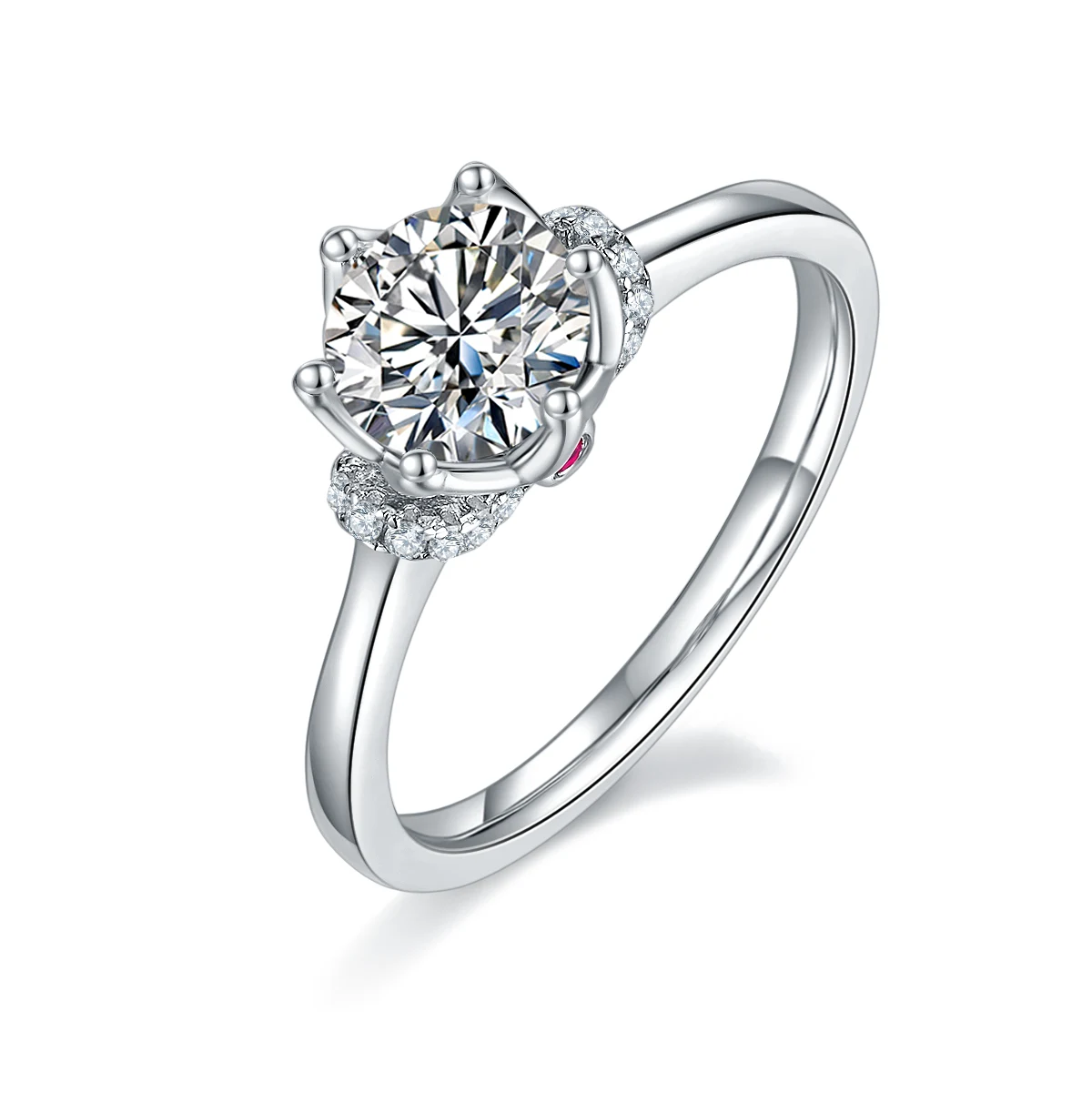 Coronation Lab-Grown Diamond Ring — 1 ct — product view 1