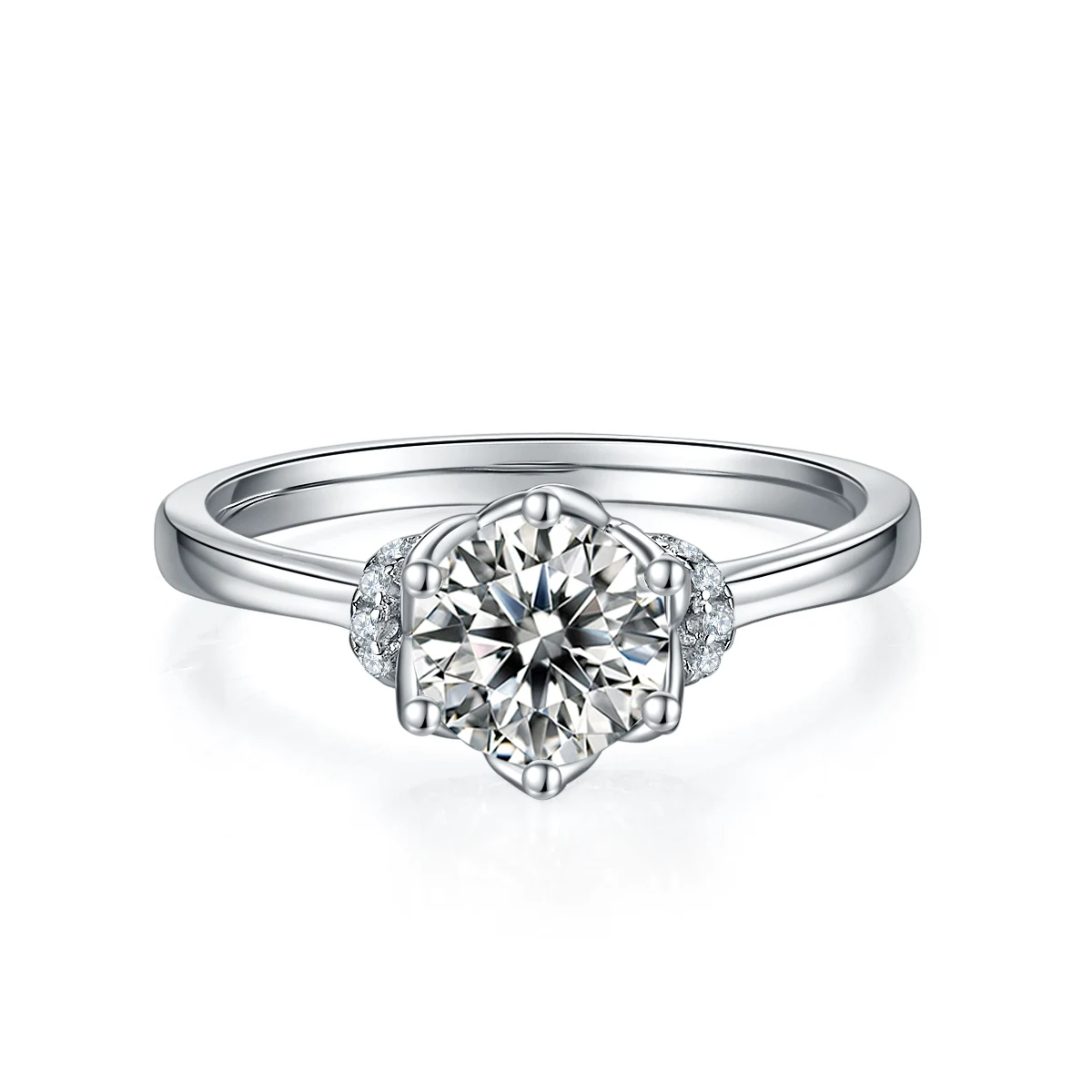 Coronation Lab-Grown Diamond Ring — 1 ct — product view 2