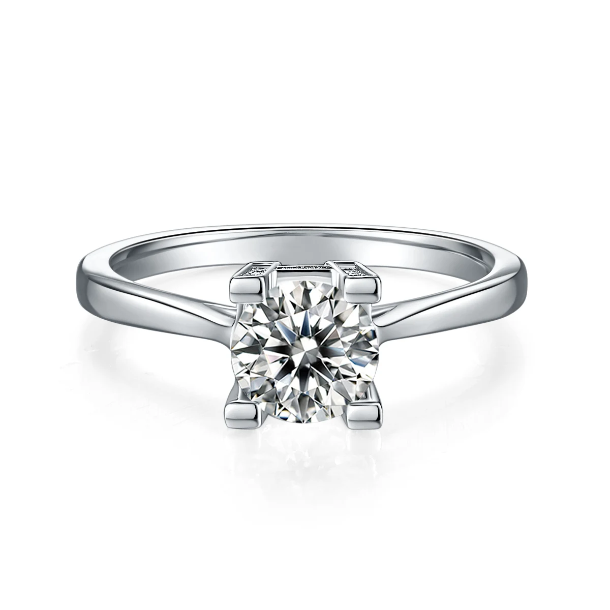 Letter Lab-Grown Diamond Ring — 1 ct — product view 2