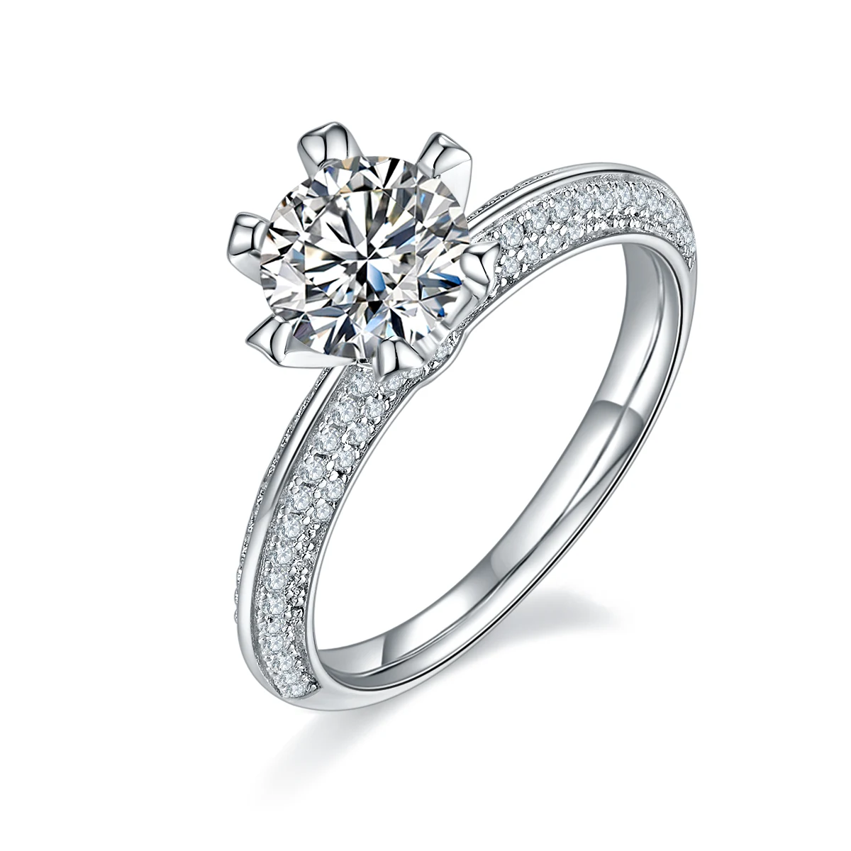 Half-Light Lab-Grown Diamond Ring — 1 ct — product view 1