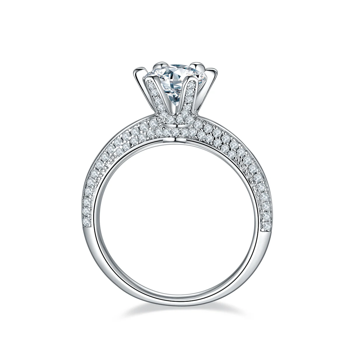 Half-Light Lab-Grown Diamond Ring — 1 ct — product view 3