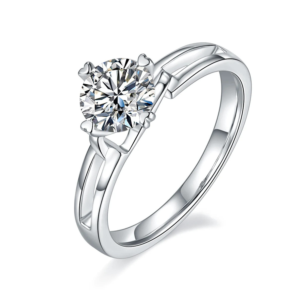 Twist Lab-Grown Diamond Ring — 1 ct — product view 1