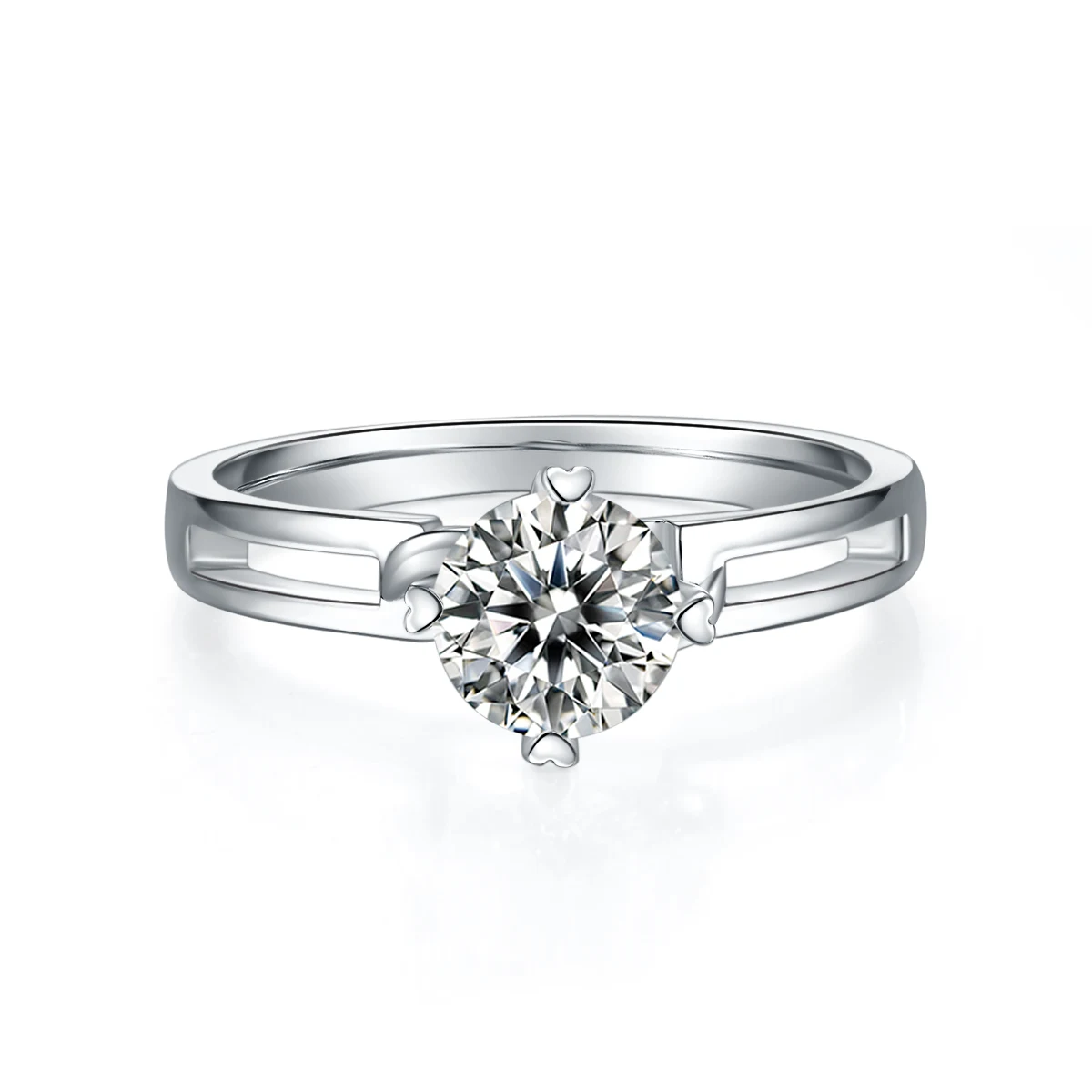 Twist Lab-Grown Diamond Ring — 1 ct — product view 2