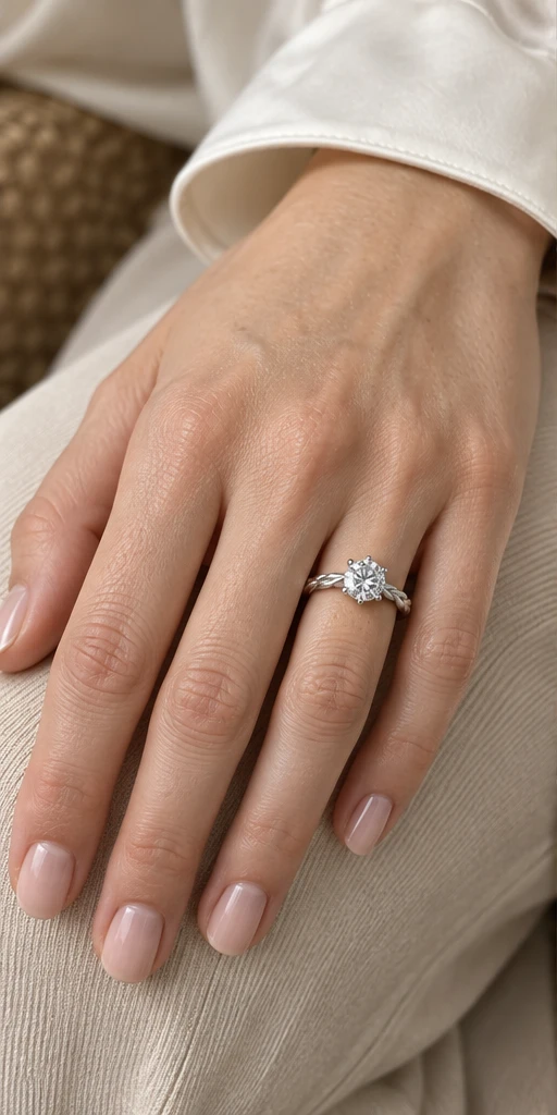 Vine Lab-Grown Diamond Ring — 1 ct styling