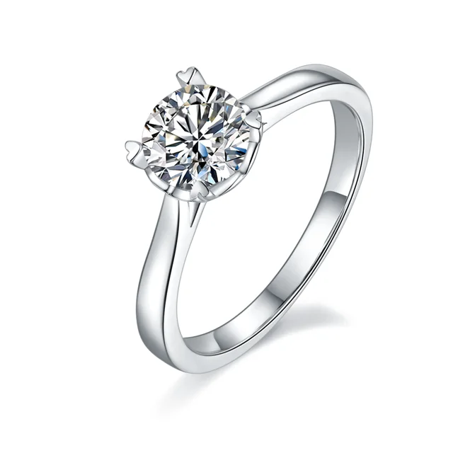 Heart Cup Lab-Grown Diamond Ring — 1 ct