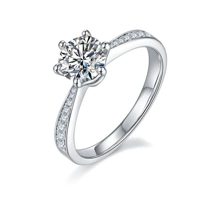 Fluid Lab-Grown Diamond Ring — 1 ct