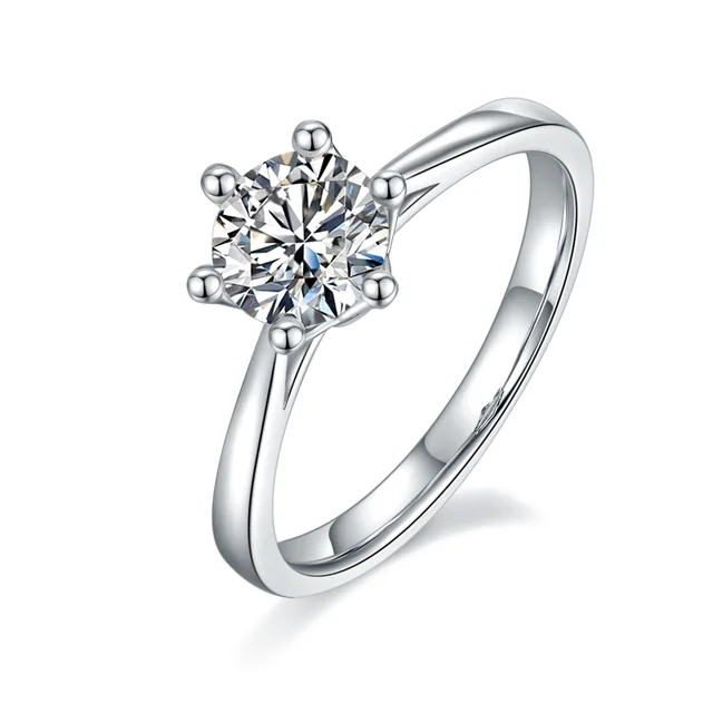 Crown Lab-Grown Diamond Ring — 1 ct