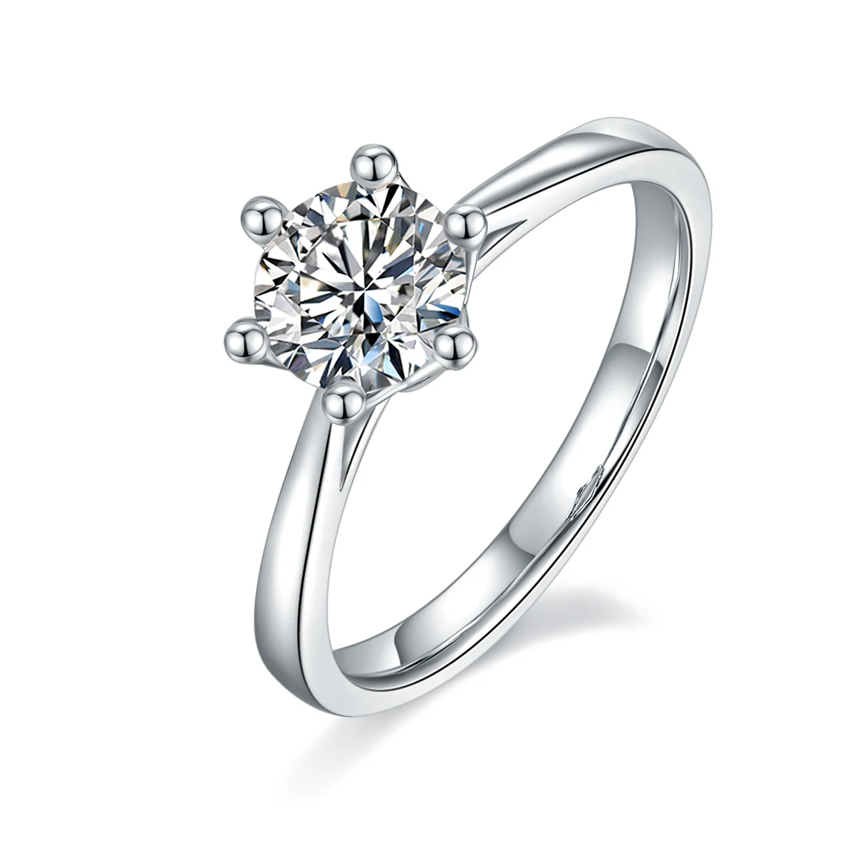Crown Lab-Grown Diamond Ring — 1 ct — product view 1