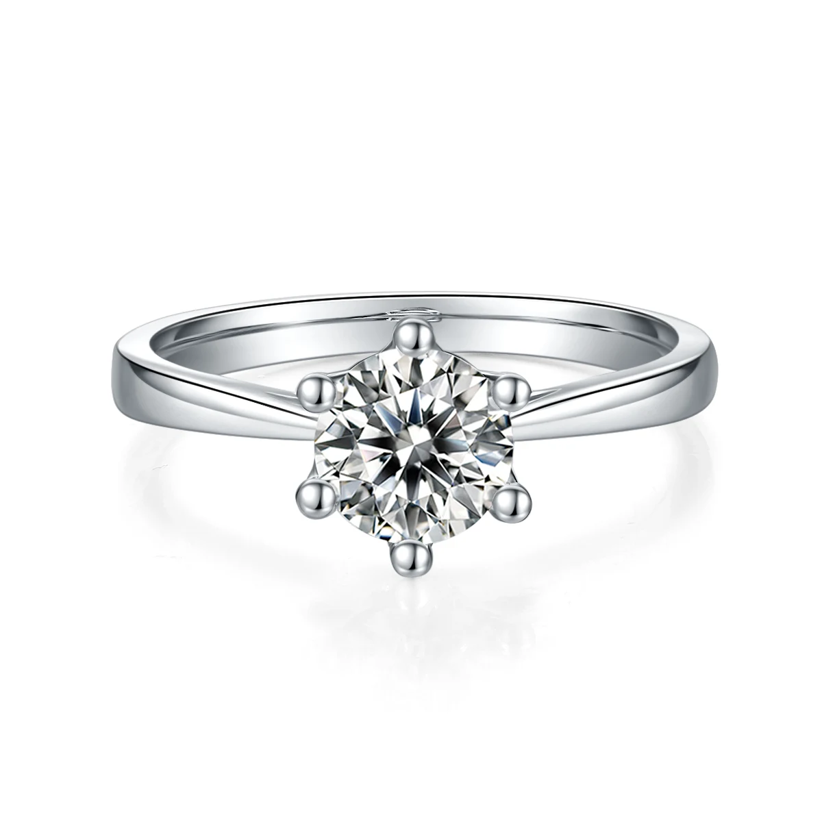 Crown Lab-Grown Diamond Ring — 1 ct — product view 2