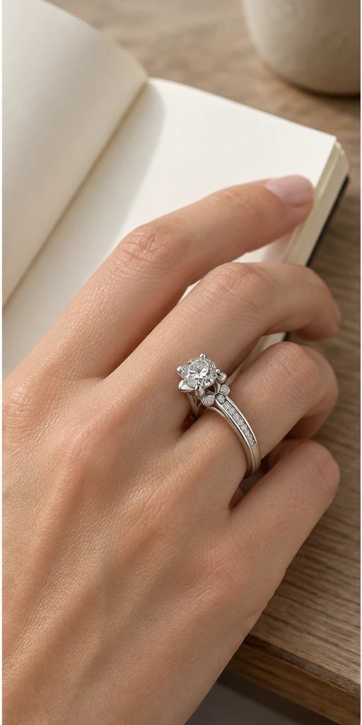 Grace Lab-Grown Diamond Ring — 1 ct editorial styling