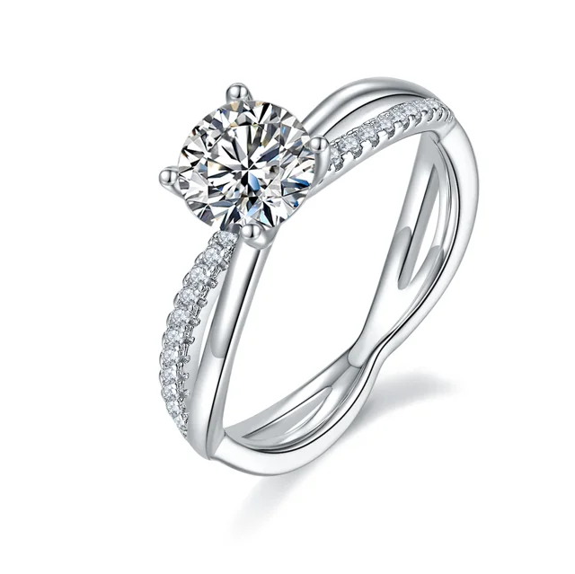 Duet Lab-Grown Diamond Ring — 1 ct