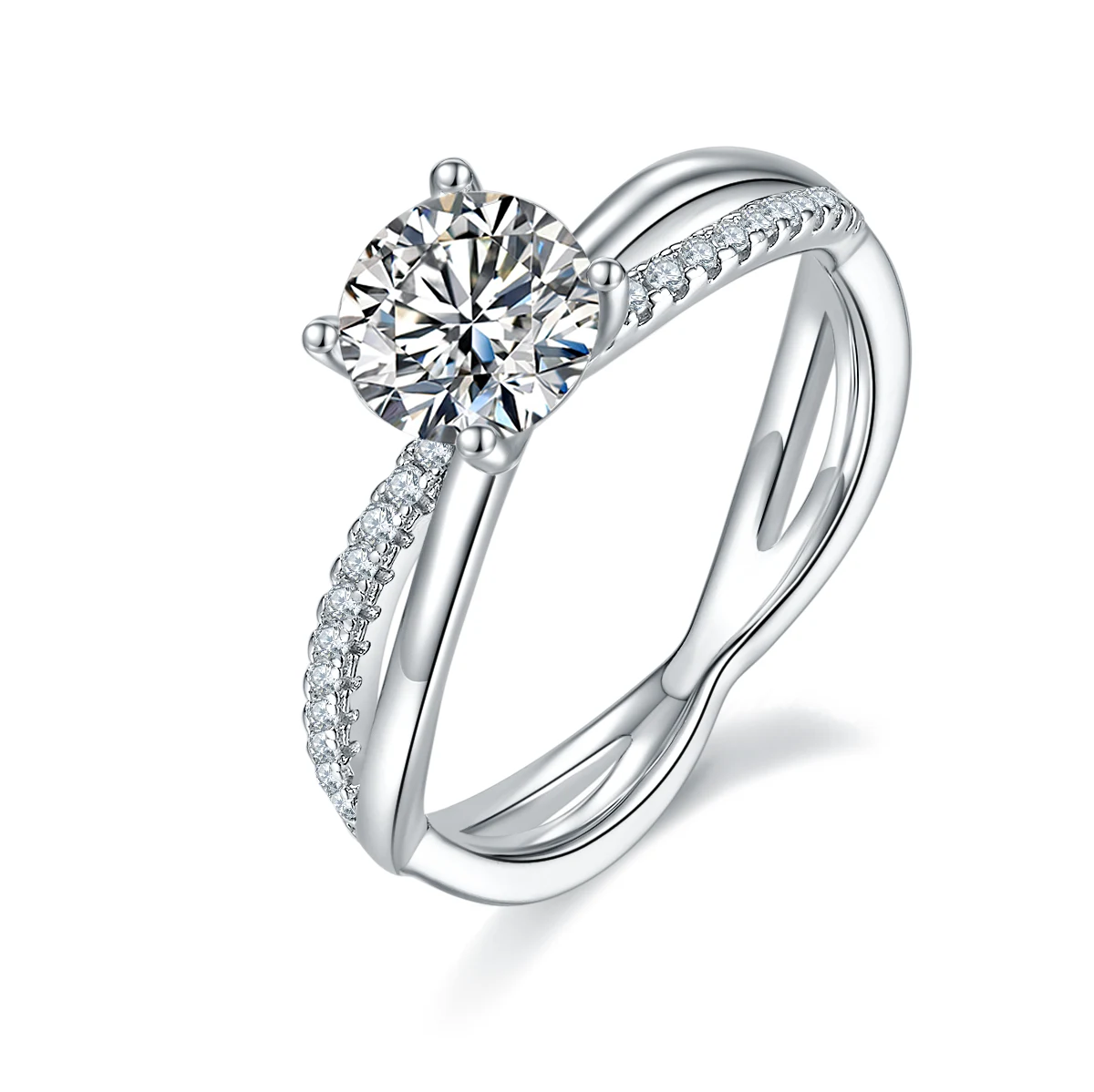 Duet Lab-Grown Diamond Ring — 1 ct — product view 1