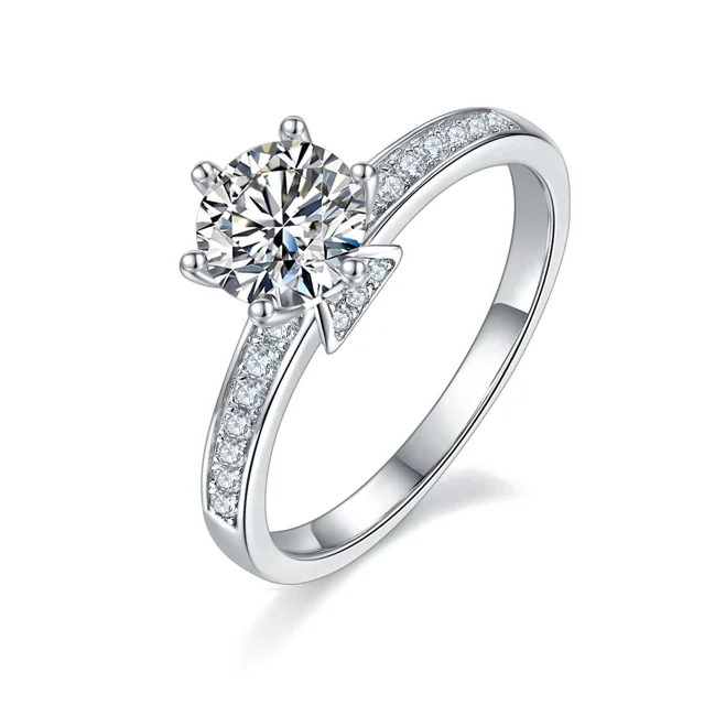Horizon Accent Lab-Grown Diamond Ring — 1 ct