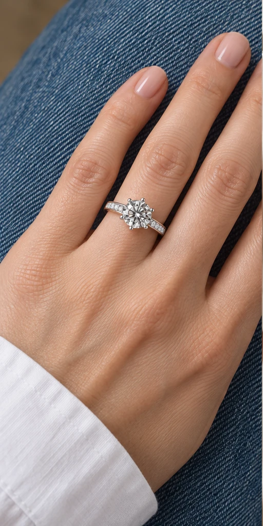 Horizon Accent Lab-Grown Diamond Ring — 1 ct styling