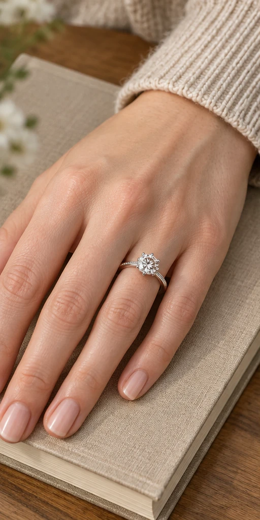 Promise Lab-Grown Diamond Ring — 1 ct styling
