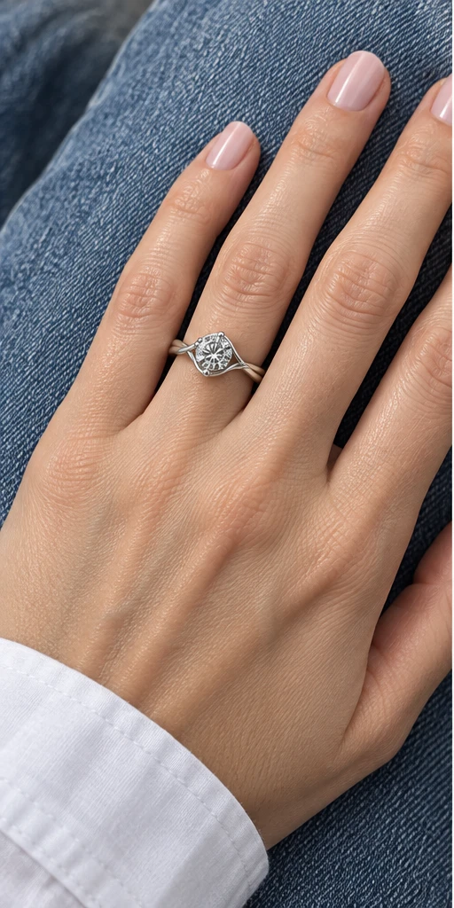 Bud Twist Lab-Grown Diamond Ring — 1 ct styling