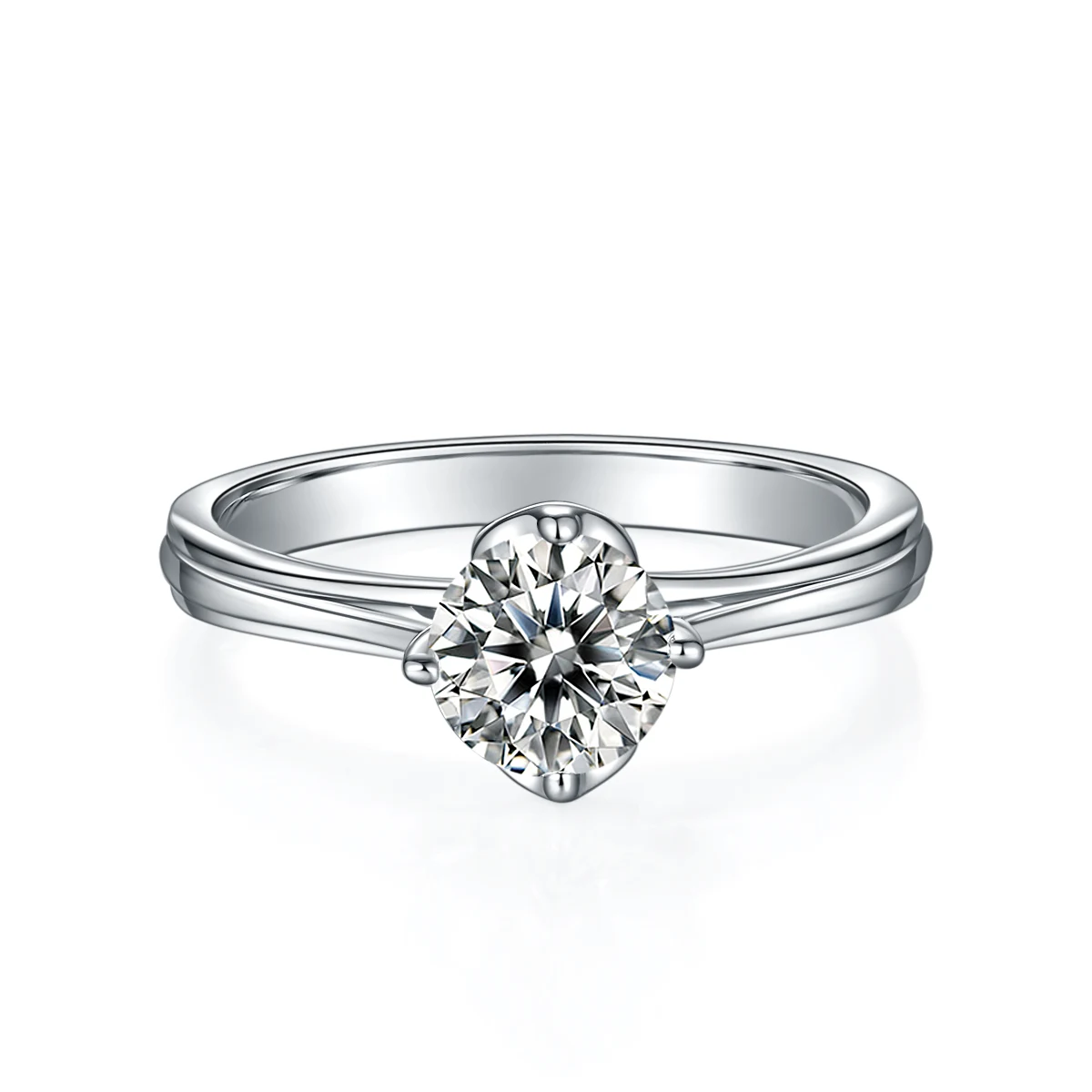 Lotus Lab-Grown Diamond Ring — 1 ct — product view 2