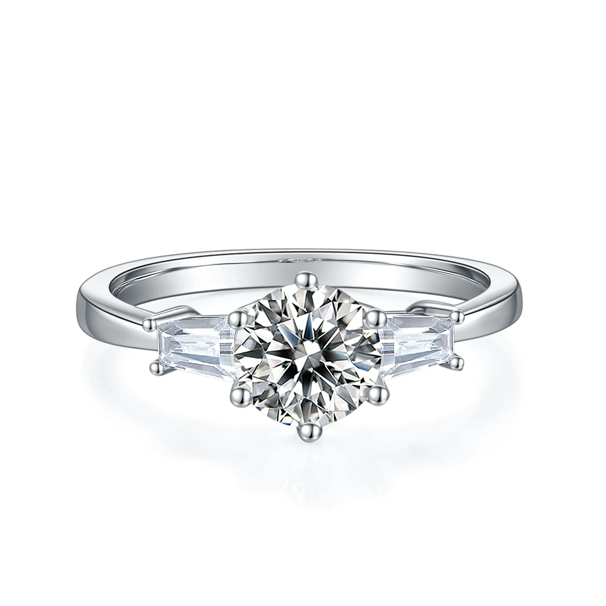 Contour Lab-Grown Diamond Ring — 1 ct — product view 2