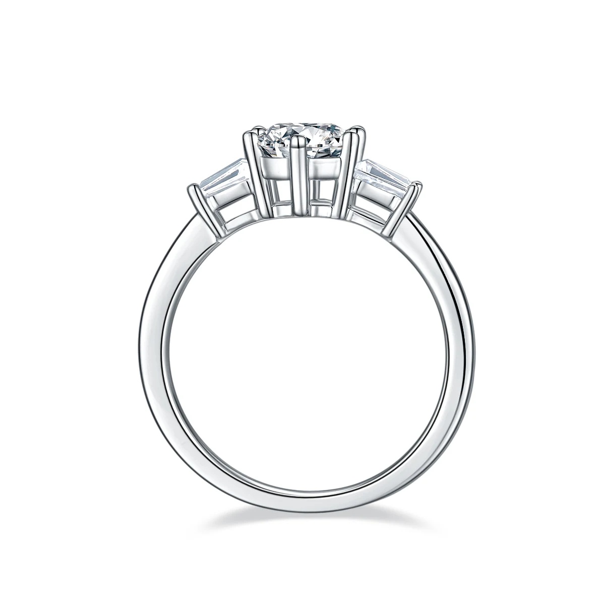 Contour Lab-Grown Diamond Ring — 1 ct — product view 3