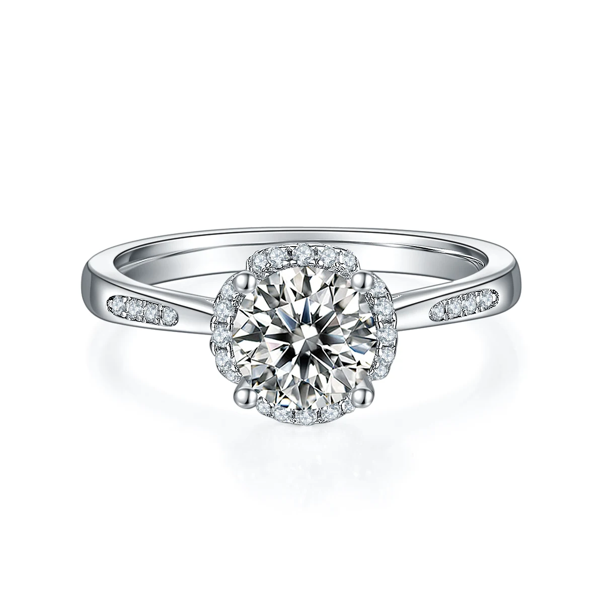 Bloom Accent Lab-Grown Diamond Ring — 1 ct — product view 3