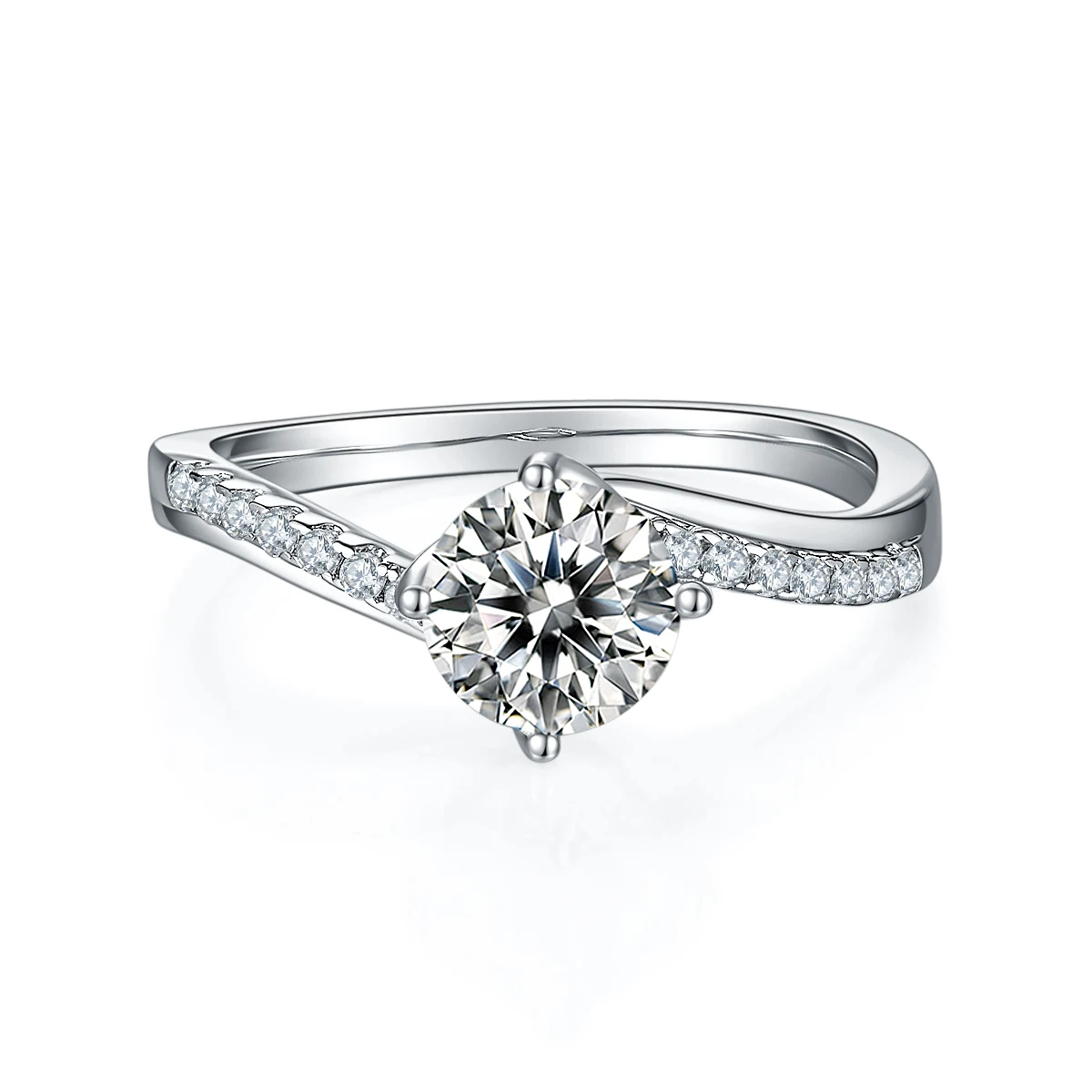 Embrace Lab-Grown Diamond Ring — 1 ct — product view 2