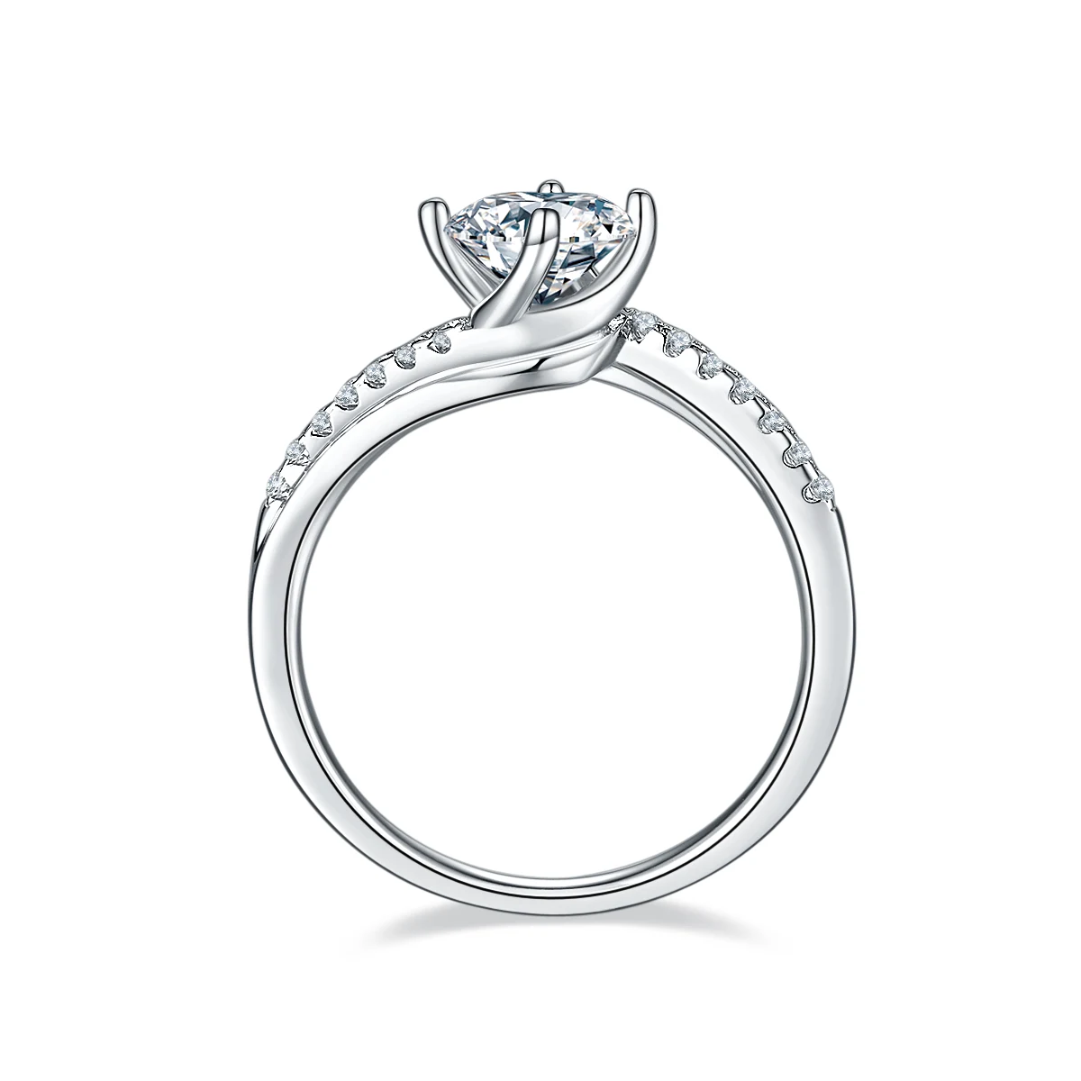Embrace Lab-Grown Diamond Ring — 1 ct — product view 3