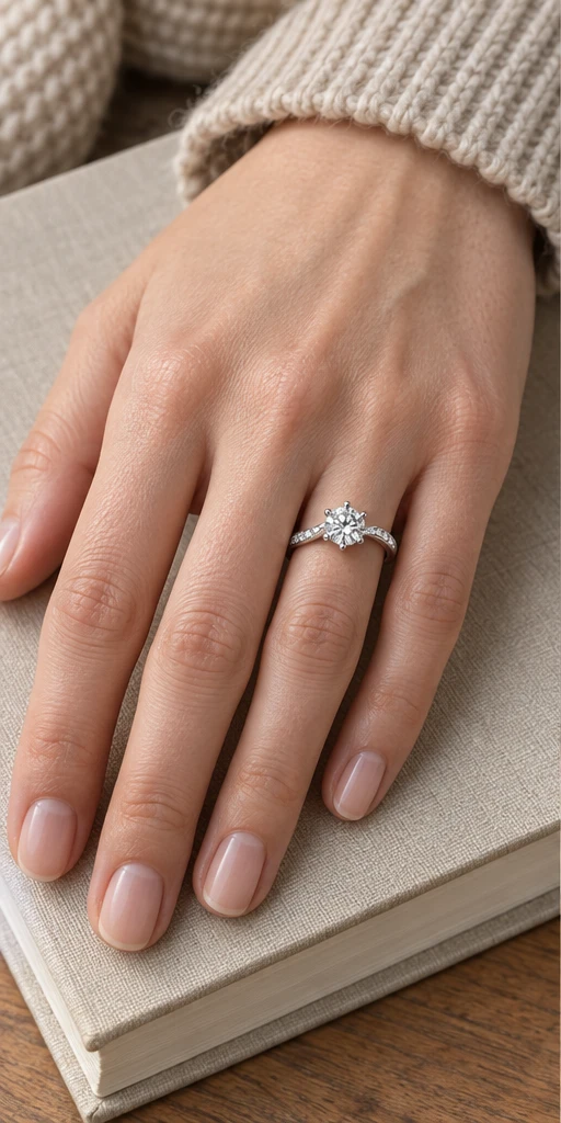 Embrace Lab-Grown Diamond Ring — 1 ct styling