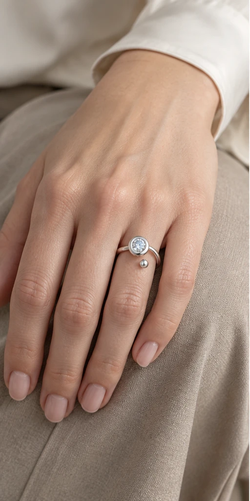 Bubble Lab-Grown Diamond Ring — 1 ct styling