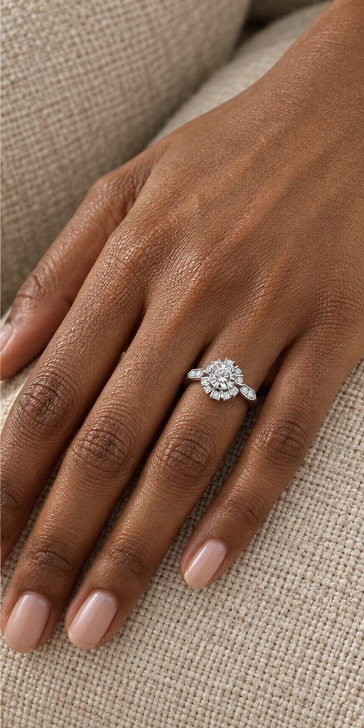 Signature Lab-Grown Diamond Ring — 1 ct editorial styling