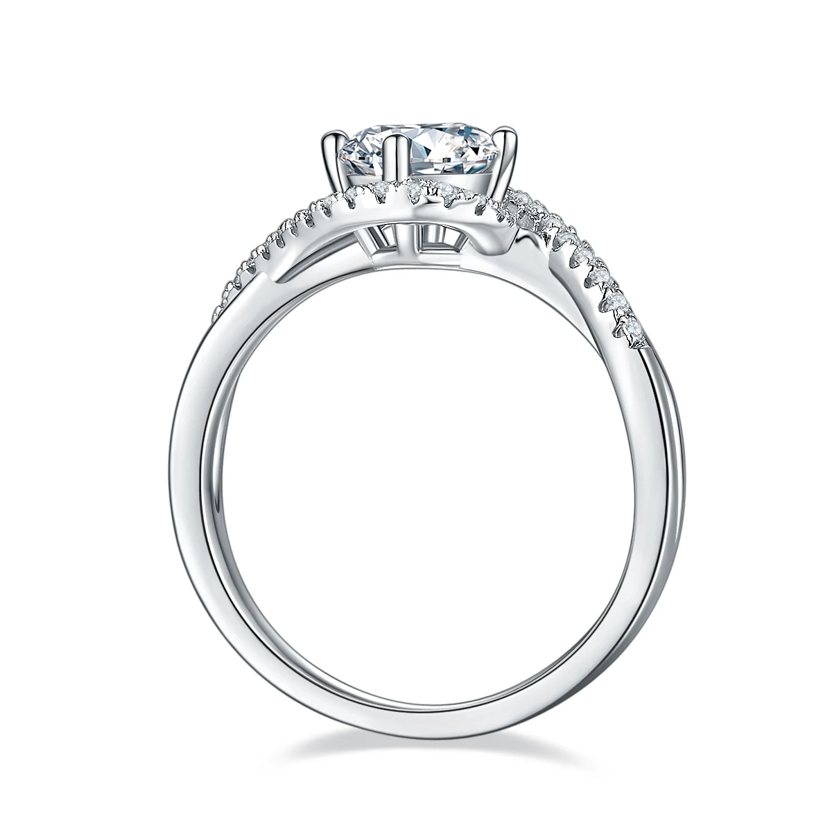 Angel Eye Lab-Grown Diamond Ring — 1 ct — product view 3