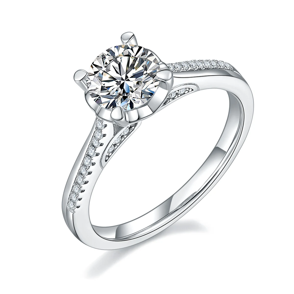 Mermaid Lab-Grown Diamond Ring — 1 ct — product view 1