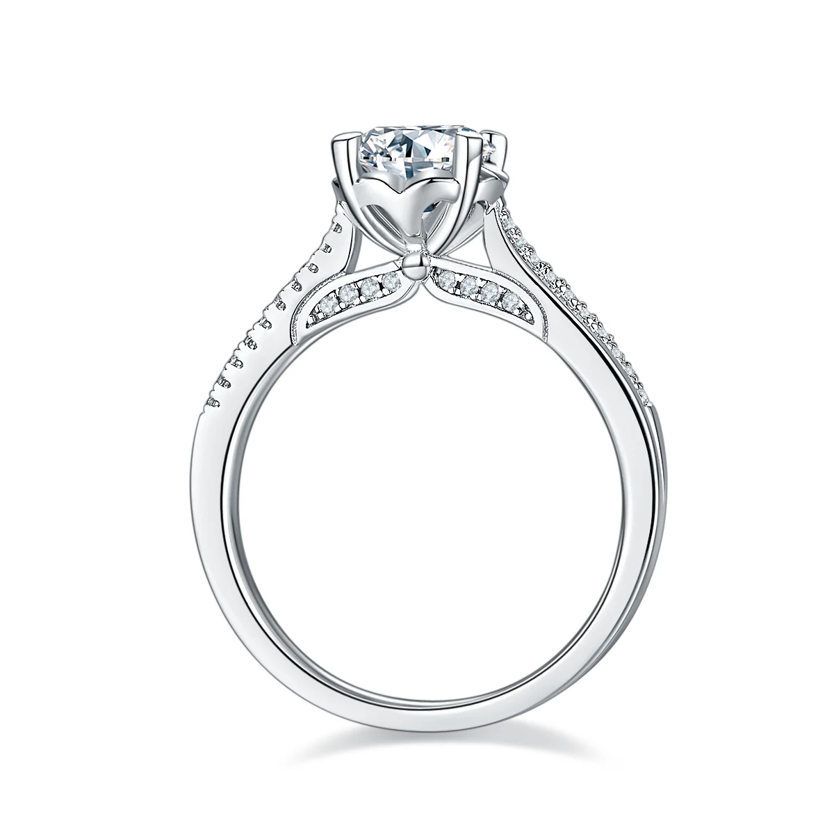 Mermaid Lab-Grown Diamond Ring — 1 ct — product view 3