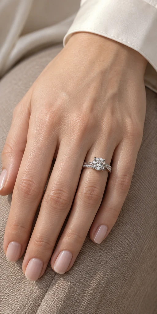 Mermaid Lab-Grown Diamond Ring — 1 ct styling