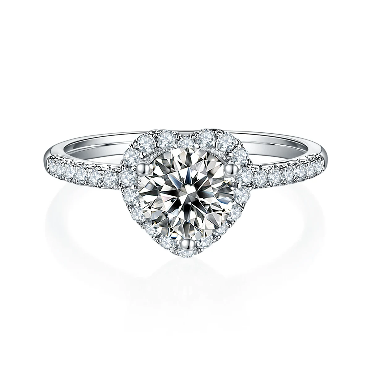 One Heart Lab-Grown Diamond Ring — 1 ct — product view 2